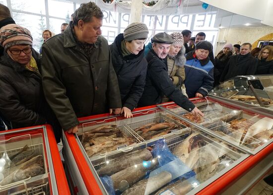 Portovy fish store opens at Kaliningrad Sea Port