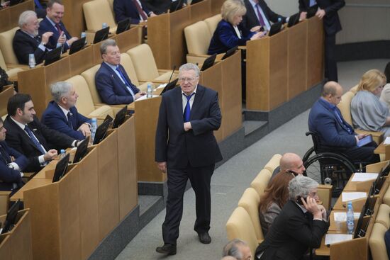 State Duma plenary meeting