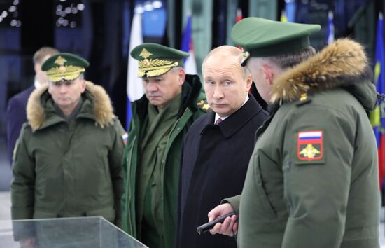 President Putin visits Peter the Great Strategic Missile Force Academy