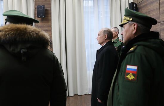 President Putin visits Peter the Great Strategic Missile Force Academy