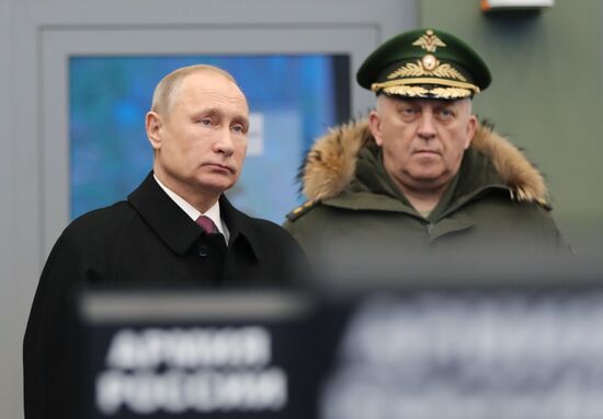 President Putin visits Peter the Great Strategic Missile Force Academy