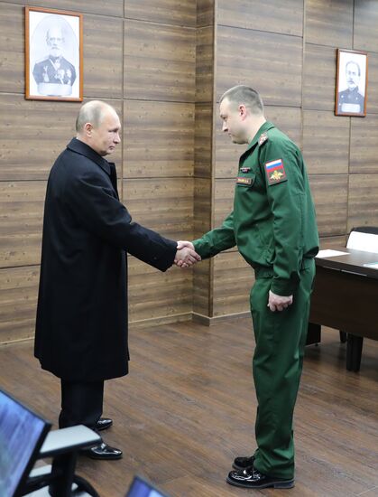 President Putin visits Peter the Great Strategic Missile Force Academy