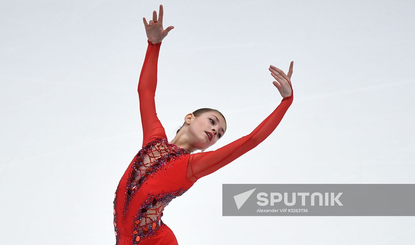 Russian Figure Skating Championships. Women's singes. Short program