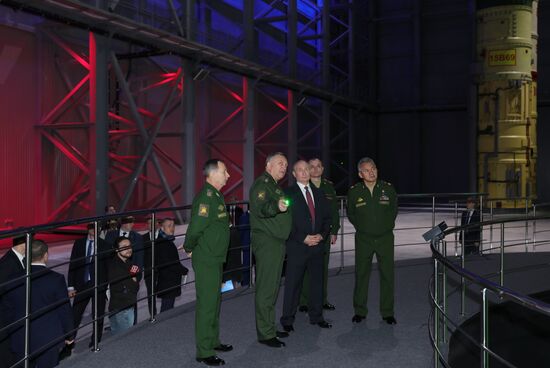 President Putin visits Peter the Great Strategic Missile Force Academy