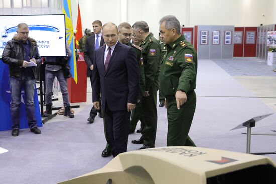 President Putin visits Peter the Great Strategic Missile Force Academy