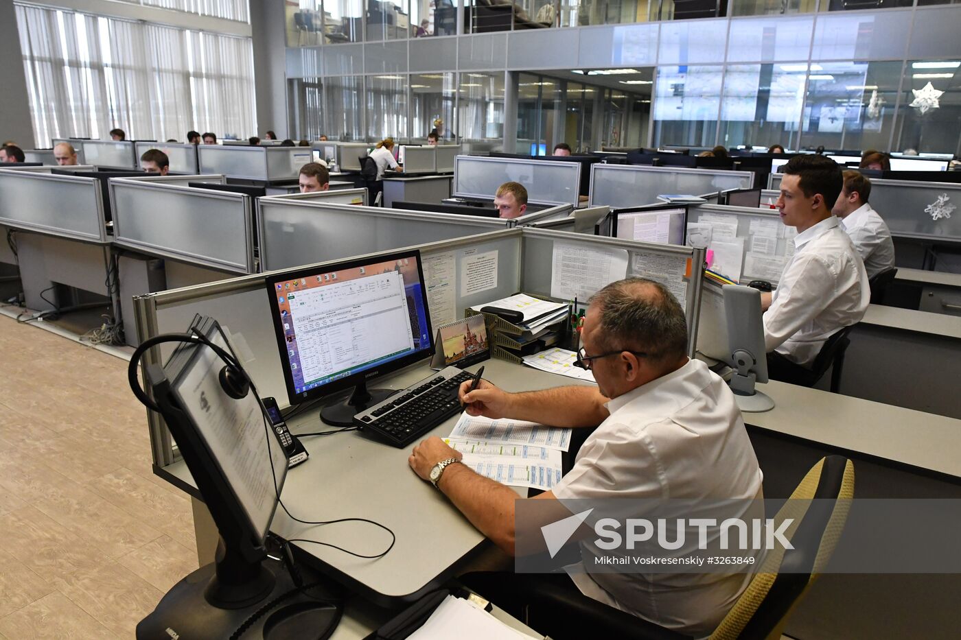 'Motor roads' Situation Monitoring Centre in Moscow