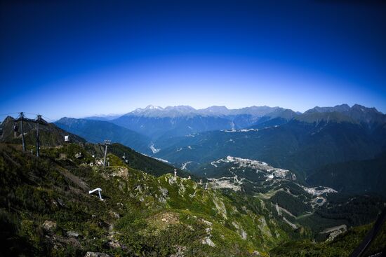 Year-round mountain resort Rosa Khutor in Krasnaya Polyana