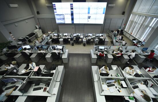 'Motor roads' Situation Monitoring Centre in Moscow