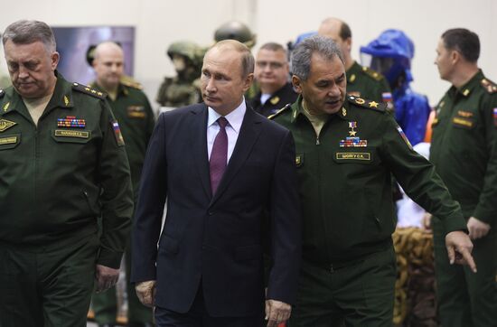 President Putin visits Peter the Great Strategic Missile Force Academy