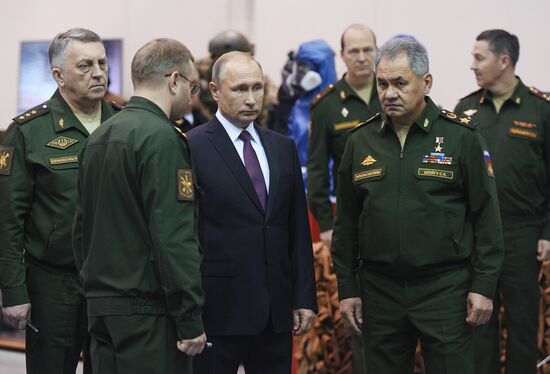 President Putin visits Peter the Great Strategic Missile Force Academy