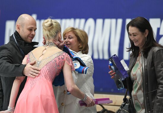 Russian Figure Skating Championships. Women. Short program