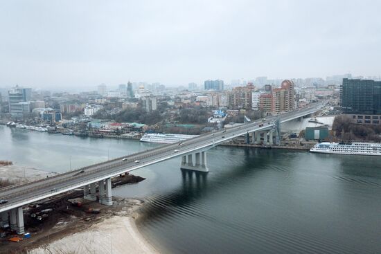 Voroshilovsky Bridge in Rostov-on-Don