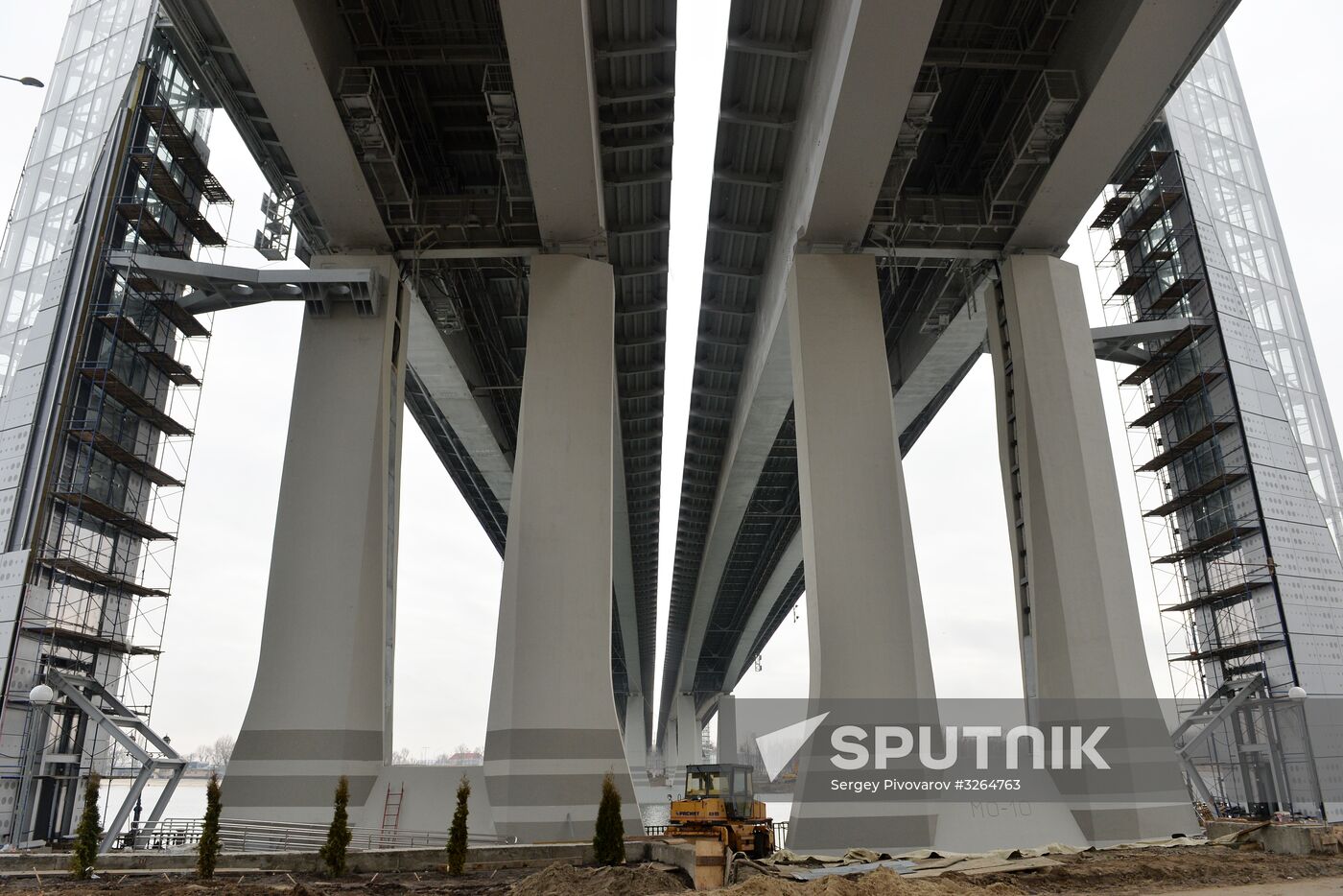 Voroshilovsky Bridge in Rostov-on-Don