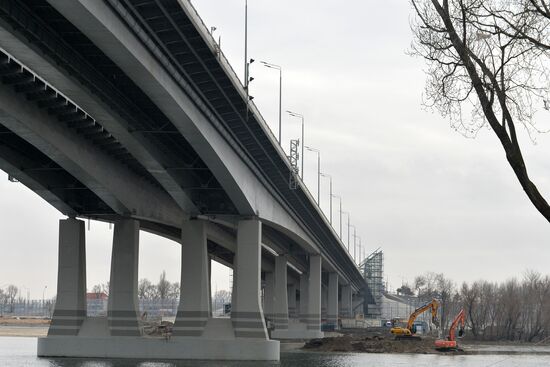 Voroshilovsky Bridge in Rostov-on-Don