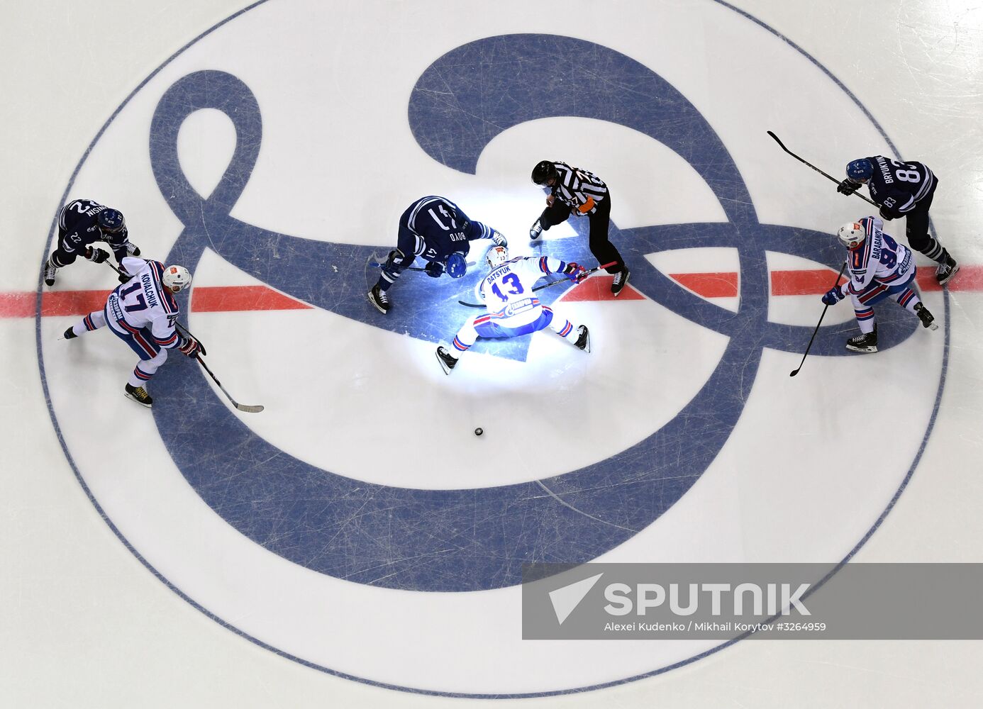 Ice hockey. KHL. Dynamo vs. SKA