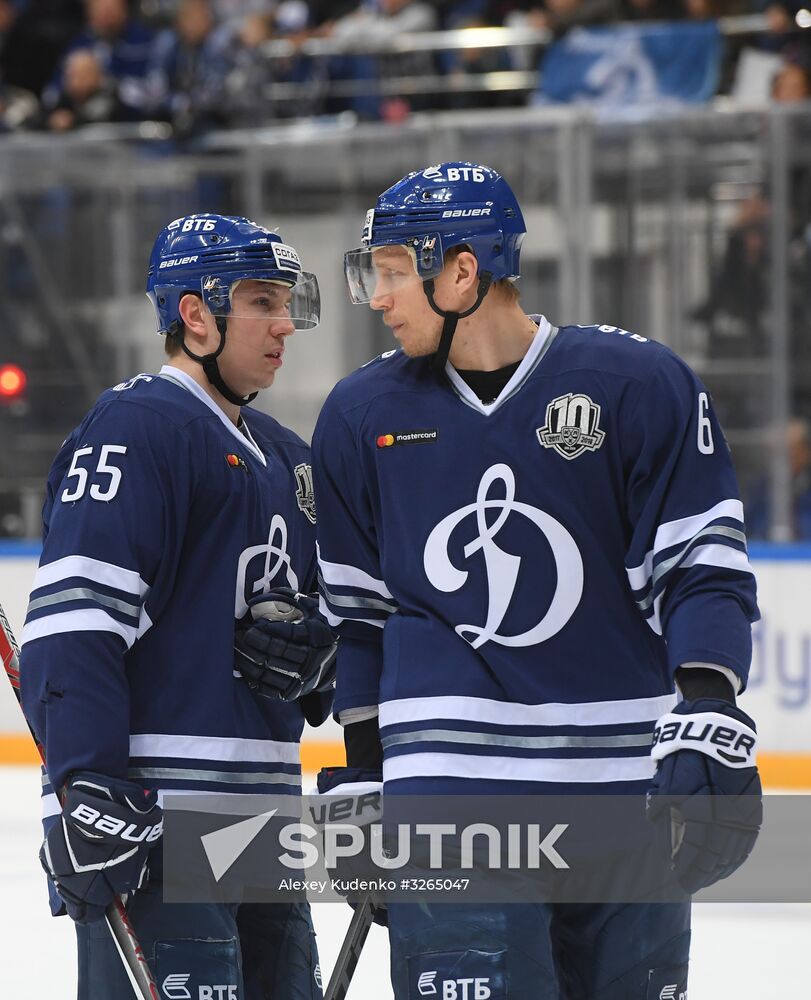 Kontinental Hockey League. Dynamo vs. SKA