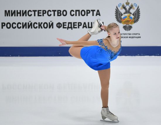 Russian Figure Skating Championships. Women's free skate