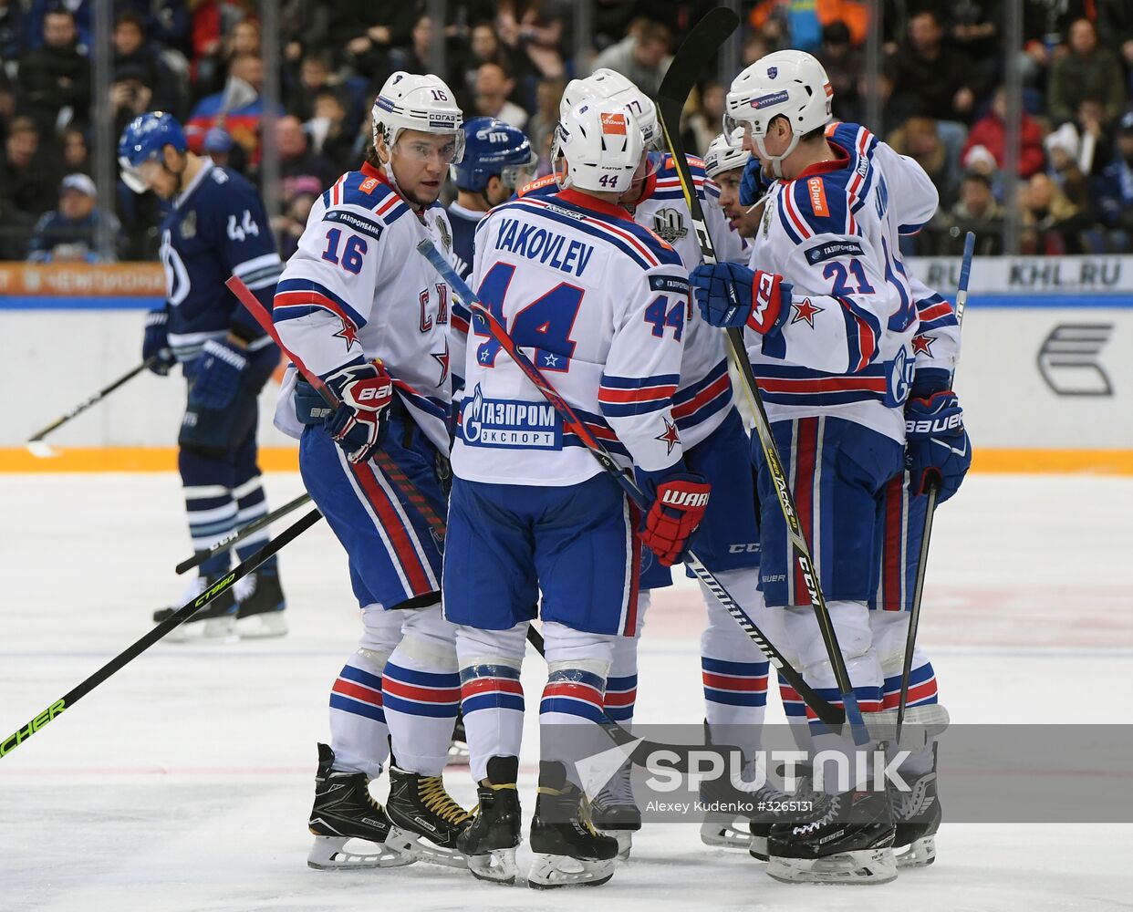 Kontinental Hockey League. Dynamo vs. SKA