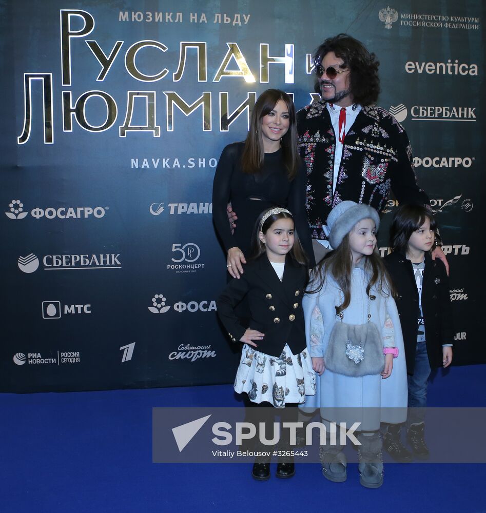 Ruslan and Ludmila musical on ice premiered