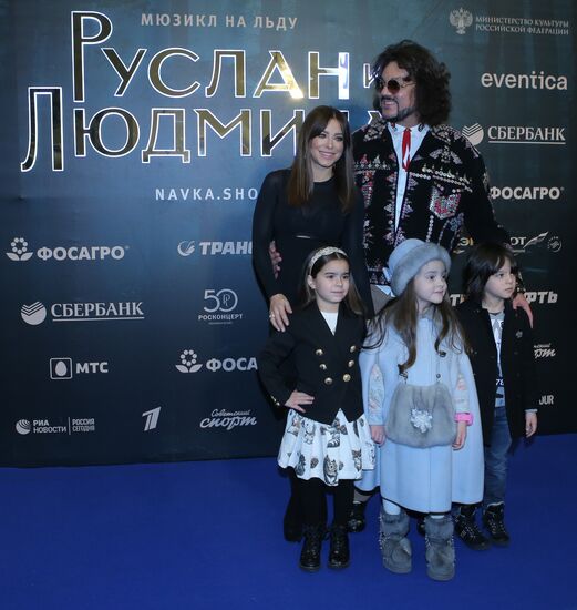 Ruslan and Ludmila musical on ice premiered