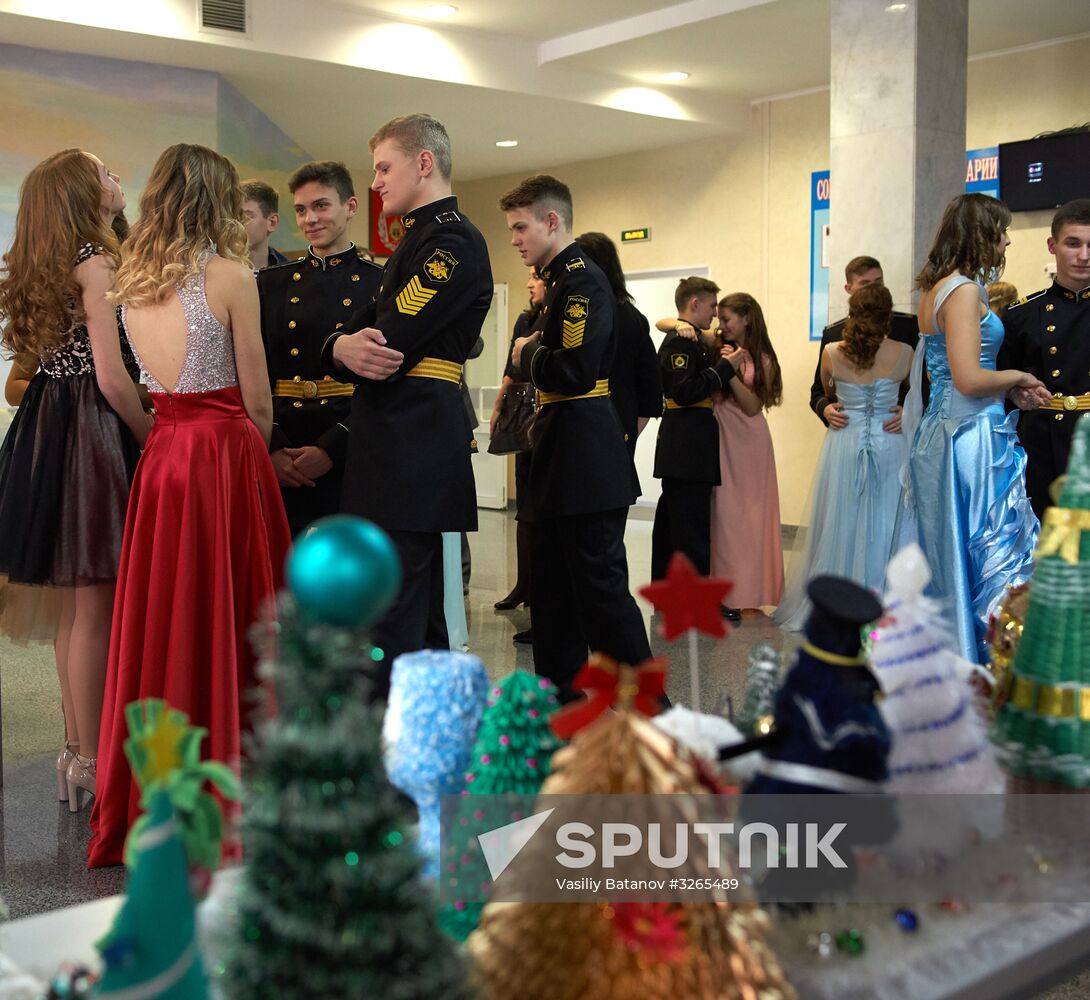 New Year's ball at Sevastpol Nakhmov Naval School