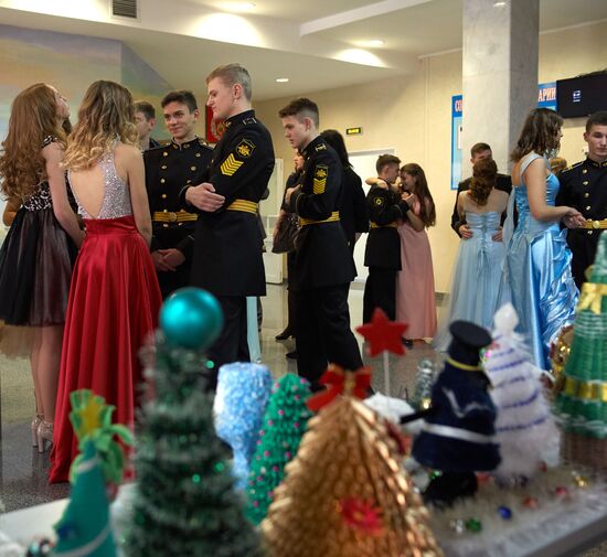 New Year's ball at Sevastpol Nakhmov Naval School