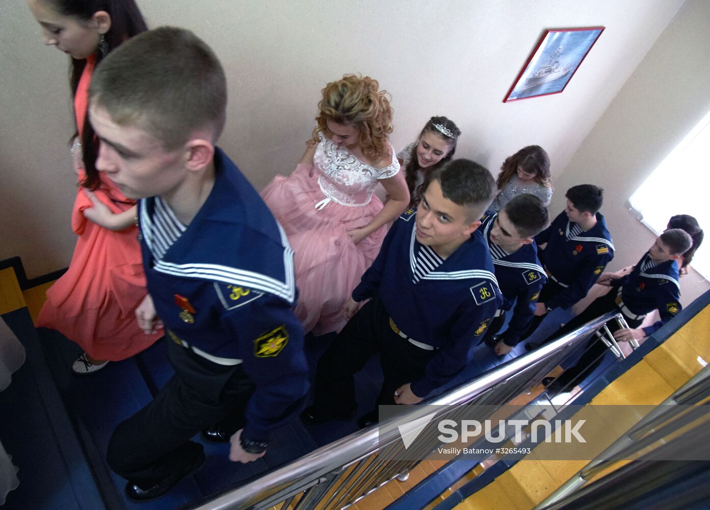 New Year's ball at Sevastpol Nakhmov Naval School