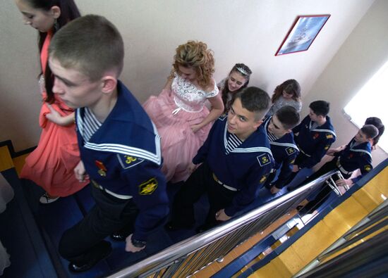 New Year's ball at Sevastpol Nakhmov Naval School