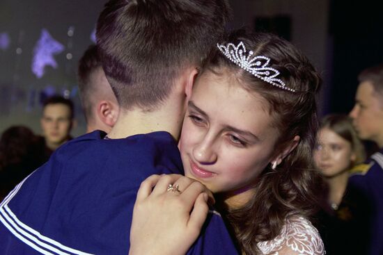New Year's ball at Sevastpol Nakhmov Naval School