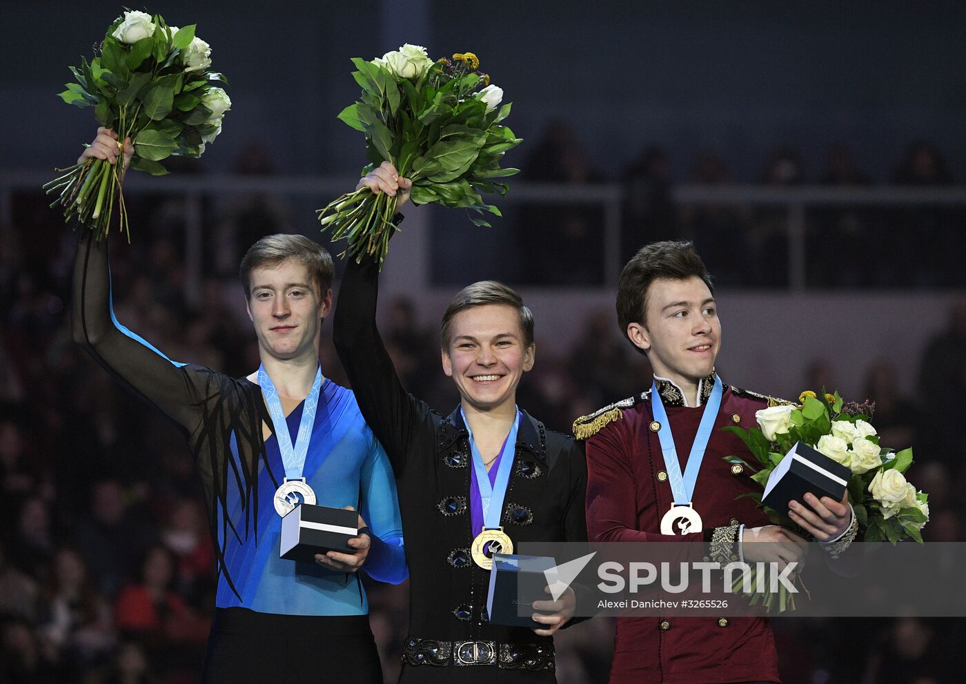 Russian Figure Skating Championships. Awarding ceremony