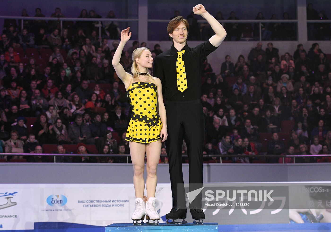 Russian Figure Skating Championships. Awarding ceremony