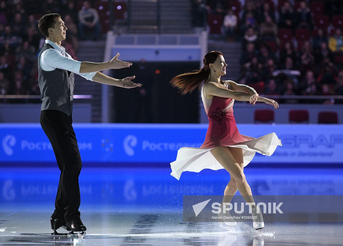 Russian Figure Skating Championships. Awarding ceremony