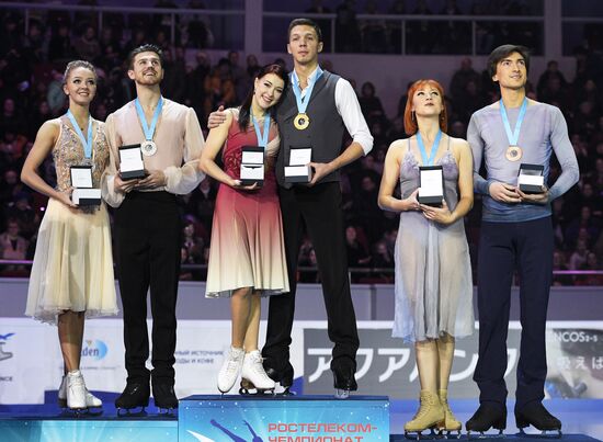 Russian Figure Skating Championships. Awarding ceremony