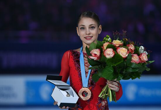 Russian Figure Skating Championships. Awarding ceremony