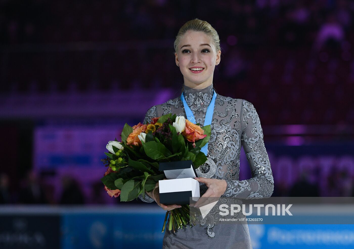 Russian Figure Skating Championships. Awarding ceremony