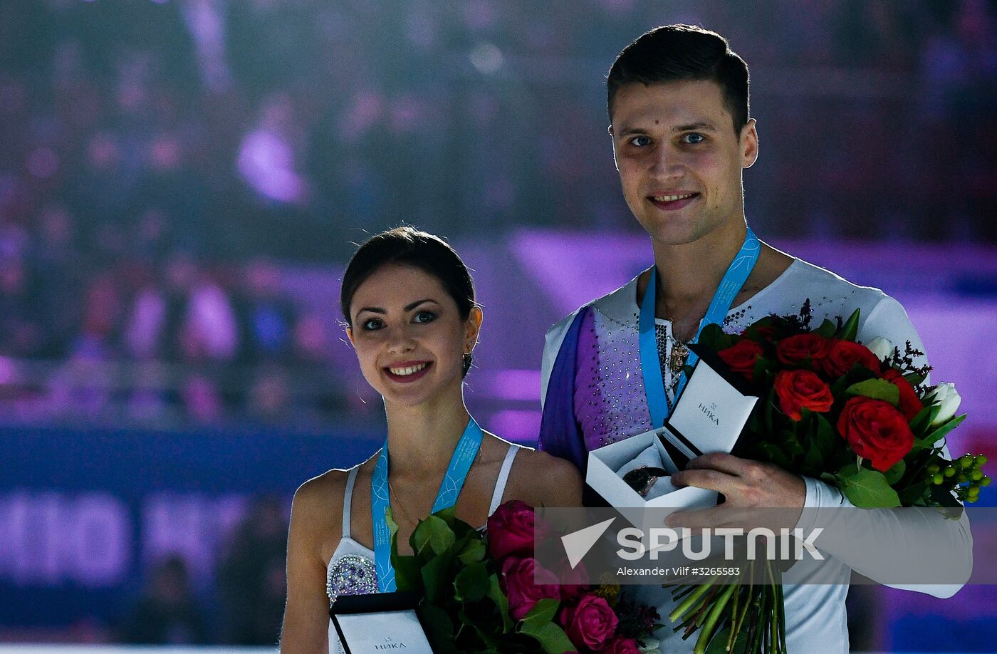Russian Figure Skating Championships. Awarding ceremony