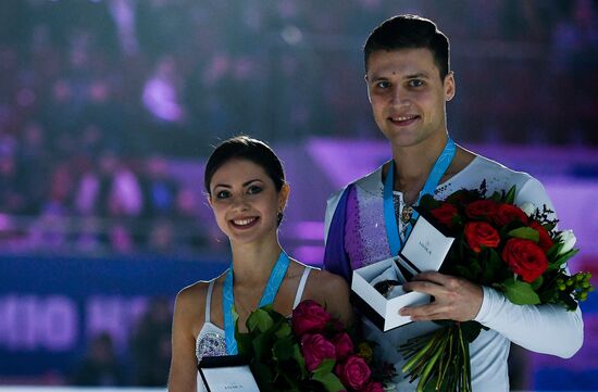 Russian Figure Skating Championships. Awarding ceremony