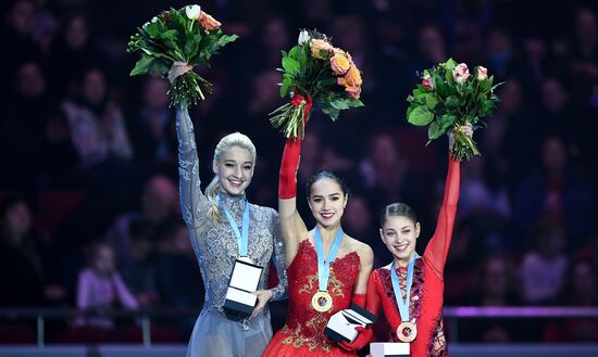 Russian Figure Skating Championships. Awarding ceremony