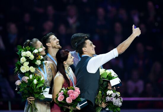 Russian Figure Skating Championships. Awarding ceremony