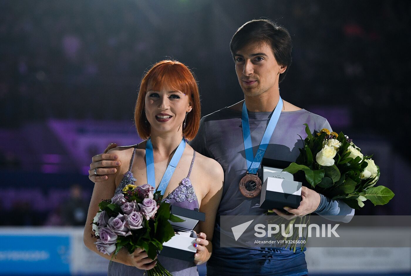 Russian Figure Skating Championships. Awarding ceremony