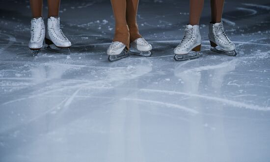 Russian Figure Skating Championships. Awarding ceremony
