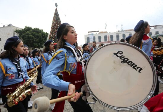 Christmas celebrations in Bethlehem
