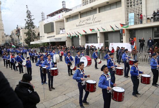 Christmas celebrations in Bethlehem