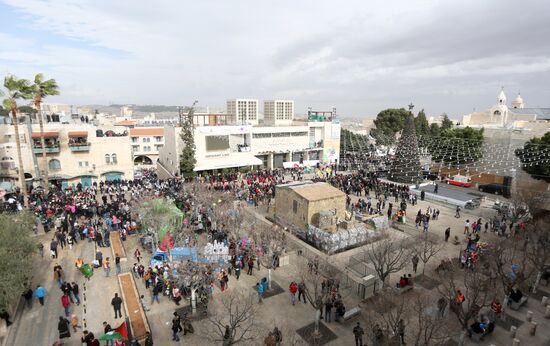 Christmas celebrations in Bethlehem