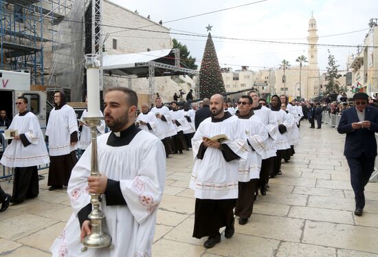 Christmas celebrations in Bethlehem