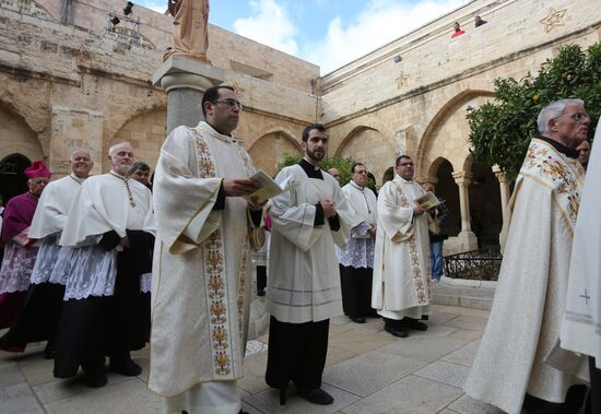 Christmas celebrations in Bethlehem