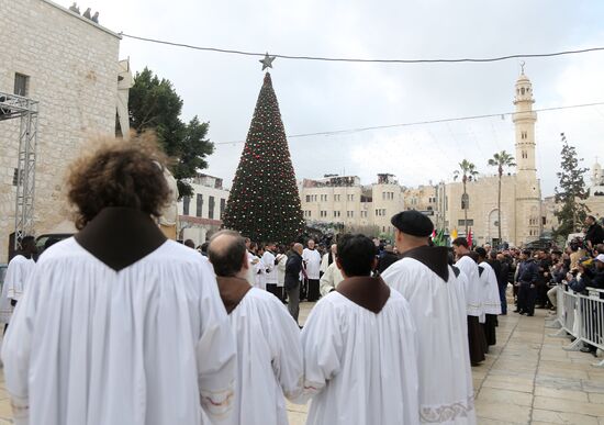 Christmas celebrations in Bethlehem