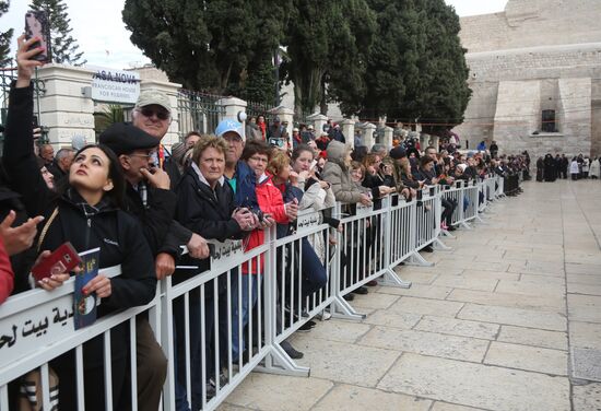 Christmas celebrations in Bethlehem
