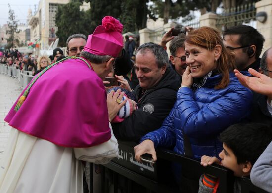 Christmas celebrations in Bethlehem
