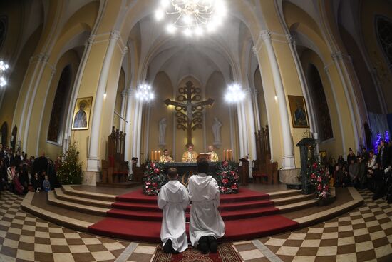 Catholic Christmas celebrations in Moscow